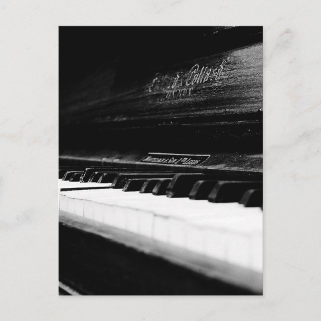 Old Piano Postcard (Front)