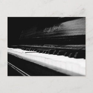 Old Piano Postcard