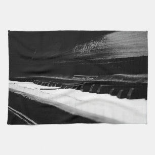 Old Piano Tea Towel
