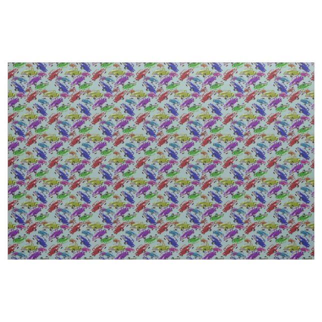 Old pickup trucks fabric (Fat Quarter)