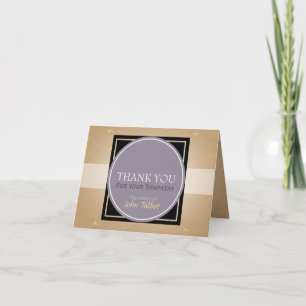 Old pink Circle Square Tags Sympathy Thank you