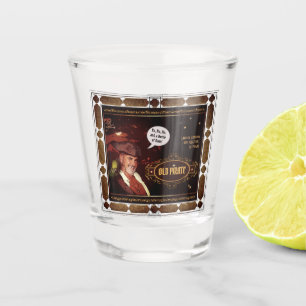 Old Pirate Rum (text customisable) Shot Glass