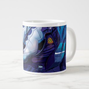 Old Pirate Sailship Docked Large Coffee Mug