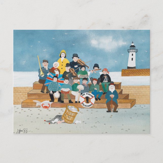 Old Pirates of Penzance Postcard (Front)