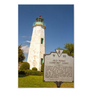 Old Point Comfort Lighthouse Photo Print