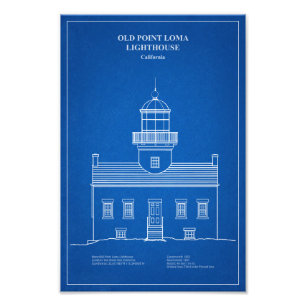 Old Point Loma Lighthouse - California – AD Photo Print