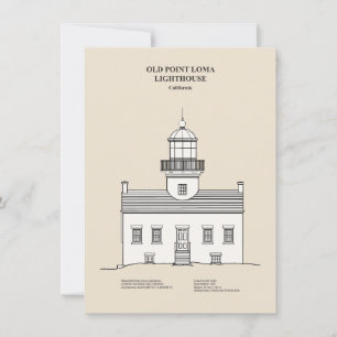 Old Point Loma Lighthouse - California - SBD Card