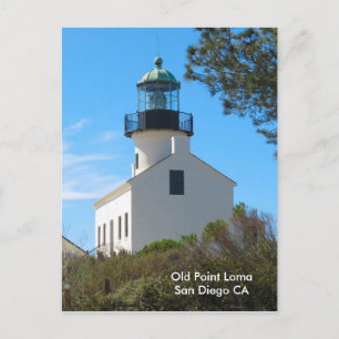 Old  Point Loma Lighthouse Postcard