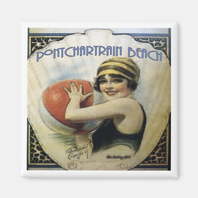 Old Pontchartrain Beach Magnet (Front)