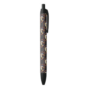 Old Pool players Black Ink Pen