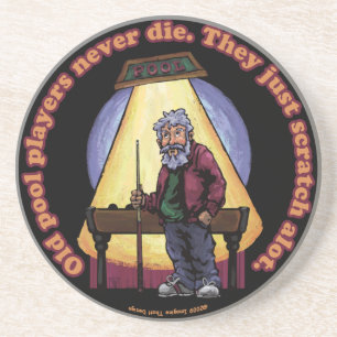 Old Pool players Coaster