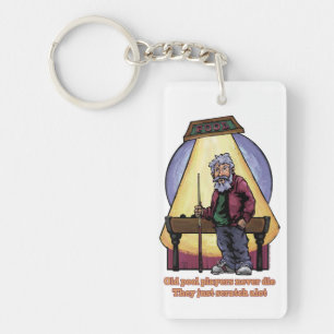 Old Pool Players Key Ring
