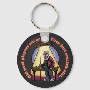 Old Pool Players Key Ring