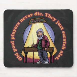 Old Pool Players Mouse Mat