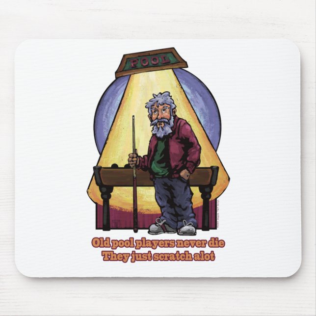 Old Pool players Mouse Mat (Front)