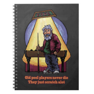 Old Pool players Notebook