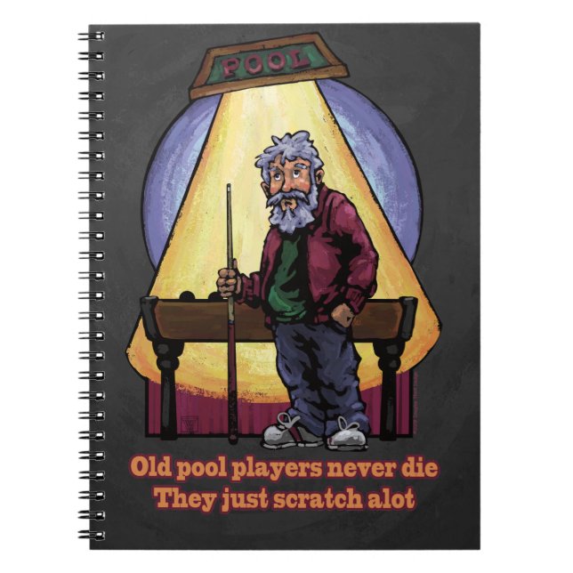 Old Pool players Notebook (Front)