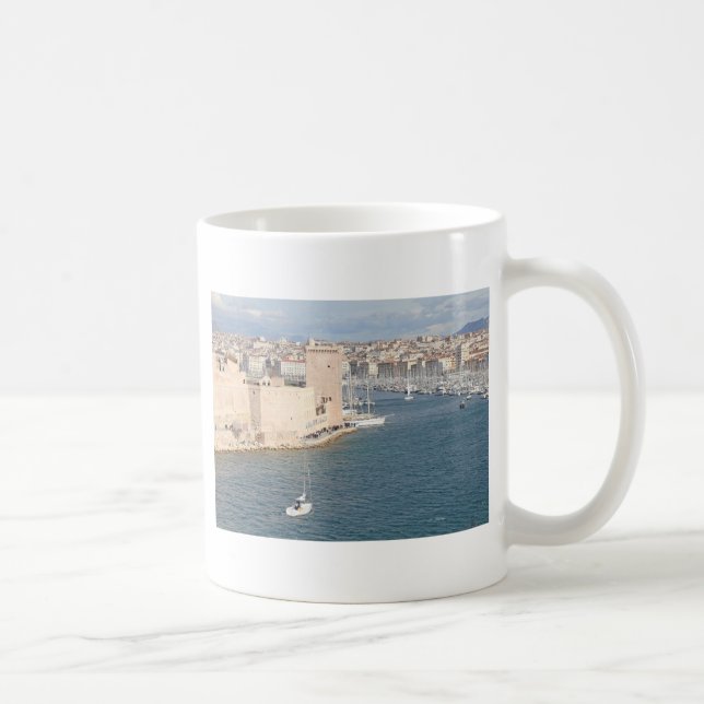 Old port of Marseilles Coffee Mug (Right)