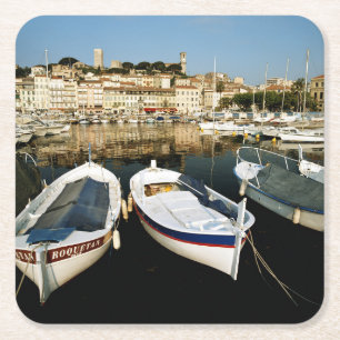 Old port square paper coaster