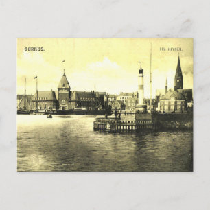 Old Postcard - Aarhus, Denmark