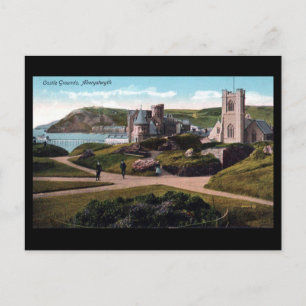 Old Postcard - Aberystwyth Castle