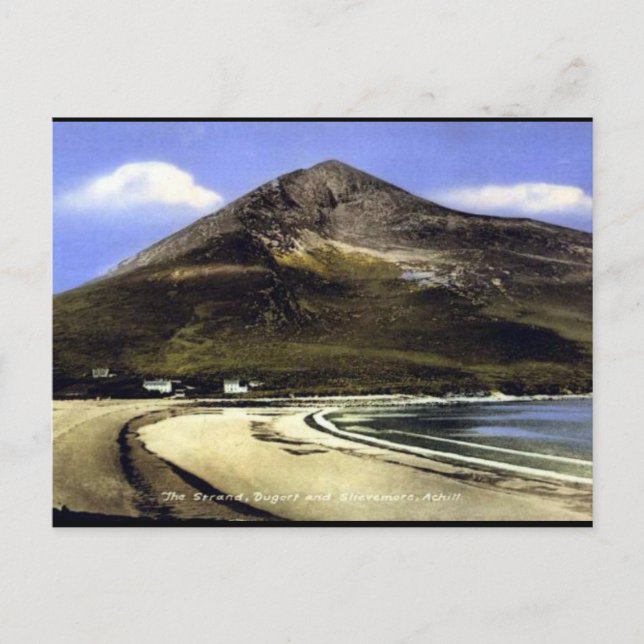 Old Postcard - Achill Island, Co Mayo, Ireland (Front)