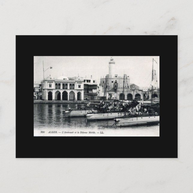 Old Postcard, Admiralty, Algiers Postcard (Front)