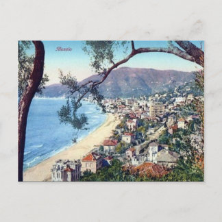 Old Postcard - Alassio, Liguria, Italy
