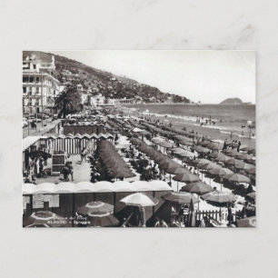 Old Postcard - Alassio, Liguria, Italy