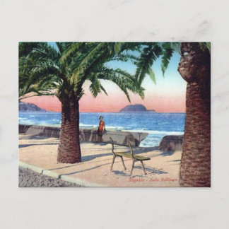 Old Postcard - Alassio, Liguria, Italy