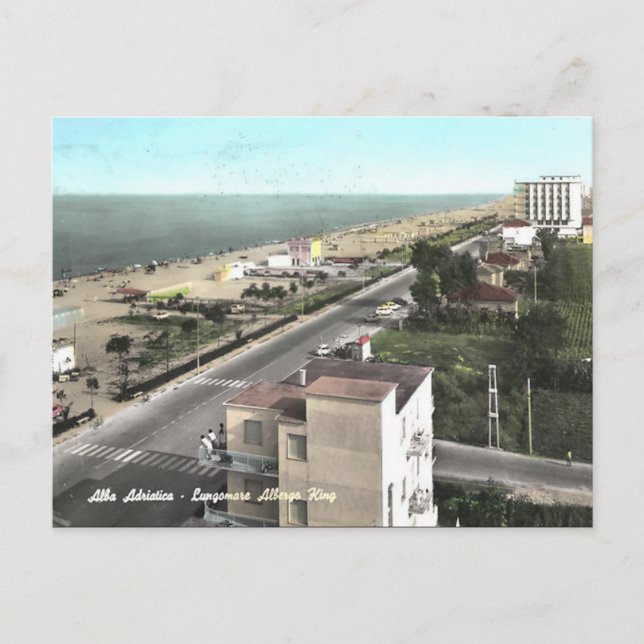Old Postcard - Alba Adriatica, Abruzzo, Italy (Front)