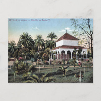 Old Postcard - Alcazar, Seville, Spain