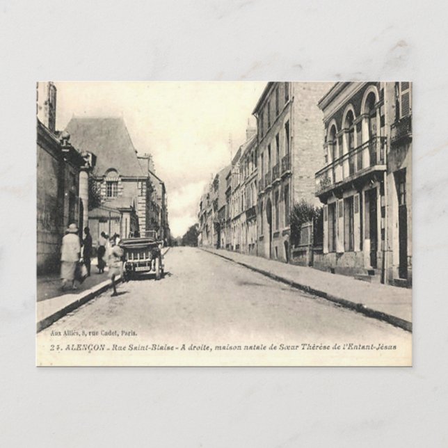 Old Postcard - Alençon, Orne, France (Front)