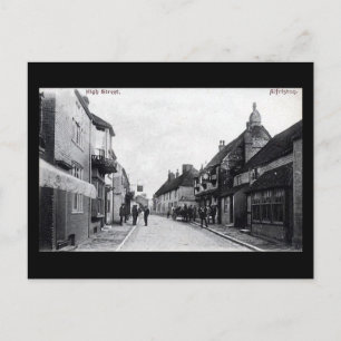 Old Postcard, Alfriston, Sussex, in 1910 Postcard