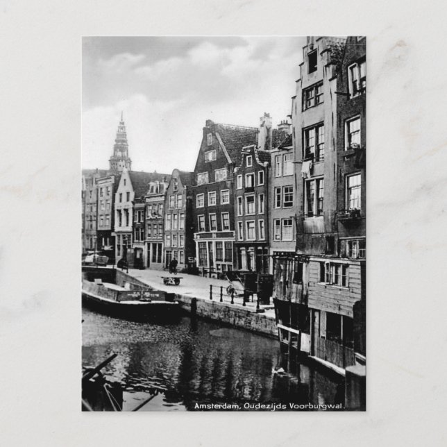 Old Postcard - Amsterdam, Nederland (Front)