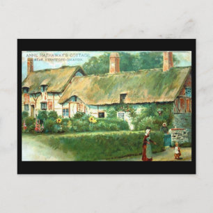 Old Postcard, Anne Hathaway's Cottage, Shottery Postcard