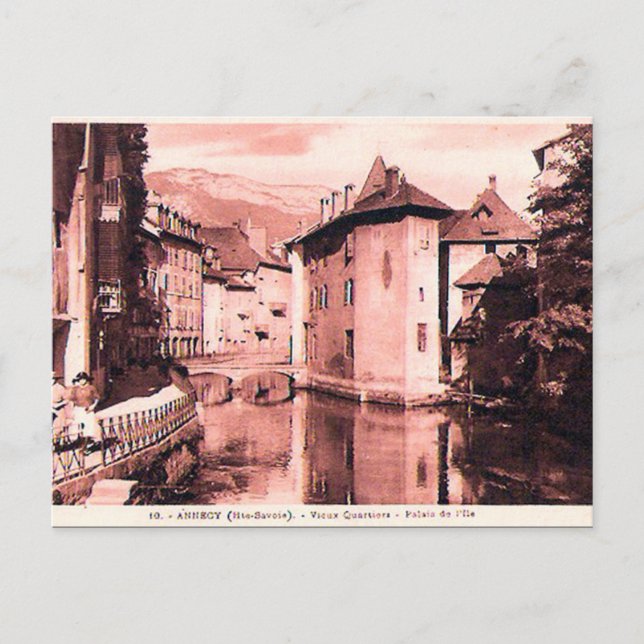 Old Postcard - Annecy, Haute Savoie (Front)