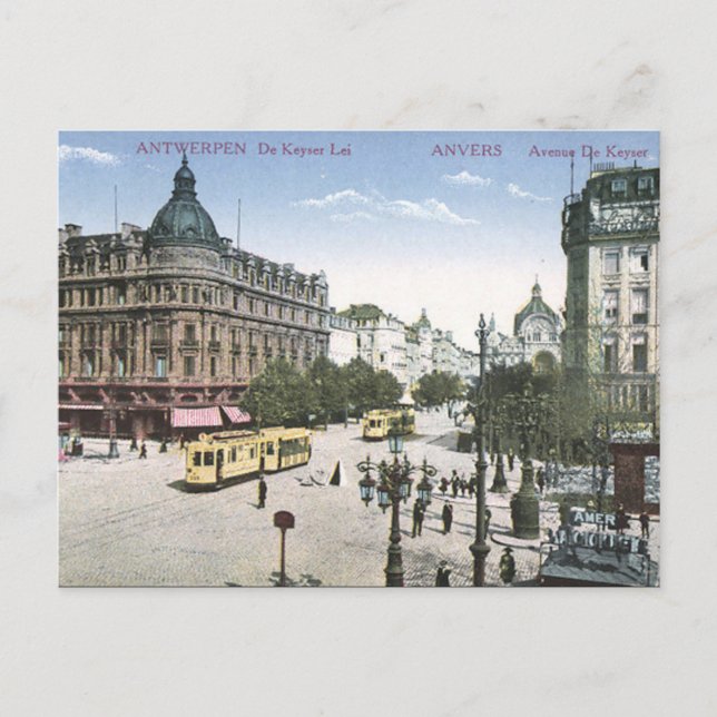 Old Postcard - Antwerp/Anvers, Belgium (Front)