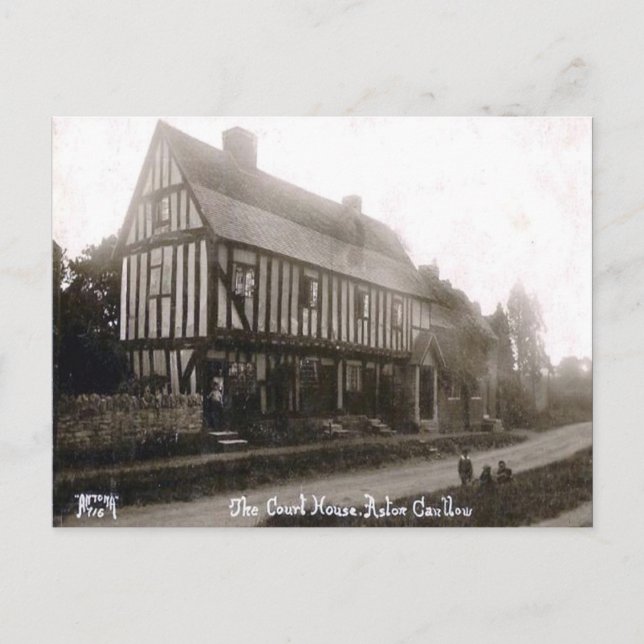Old Postcard - Aston Cantlow, Warwickshire (Front)