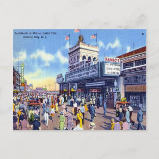 Old Postcard - Atlantic City, New Jersey, USA