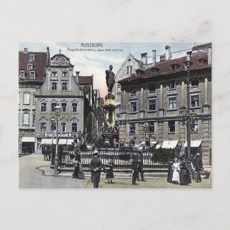 Old Postcard - Augsburg, Germany