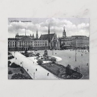 Old Postcard - Augustusplatz, Leipzig
