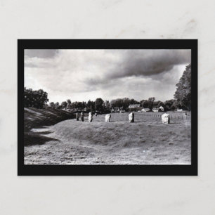 Old Postcard - Avebury, Wiltshire