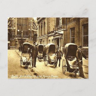 Old Postcard - Bath Chairs, Bath