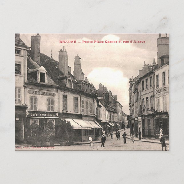 Old Postcard - Beaune, Côte d'Or, France (Front)