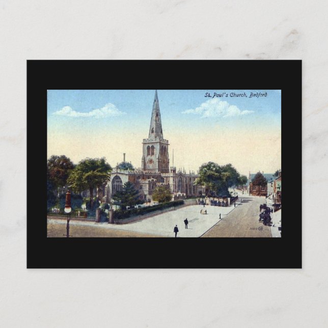 Old Postcard, Bedford in 1923 Postcard (Front)