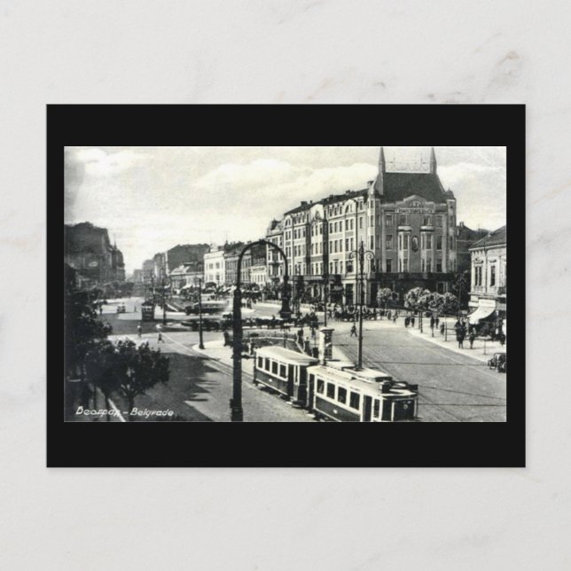 Old Postcard, Belgrade Postcard (Front)