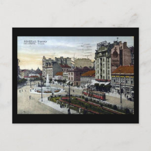 Old Postcard - Belgrade, Terazije in 1934