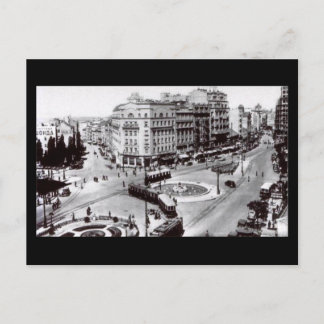 Old Postcard, Belgrade, Terazije in 1939 Postcard