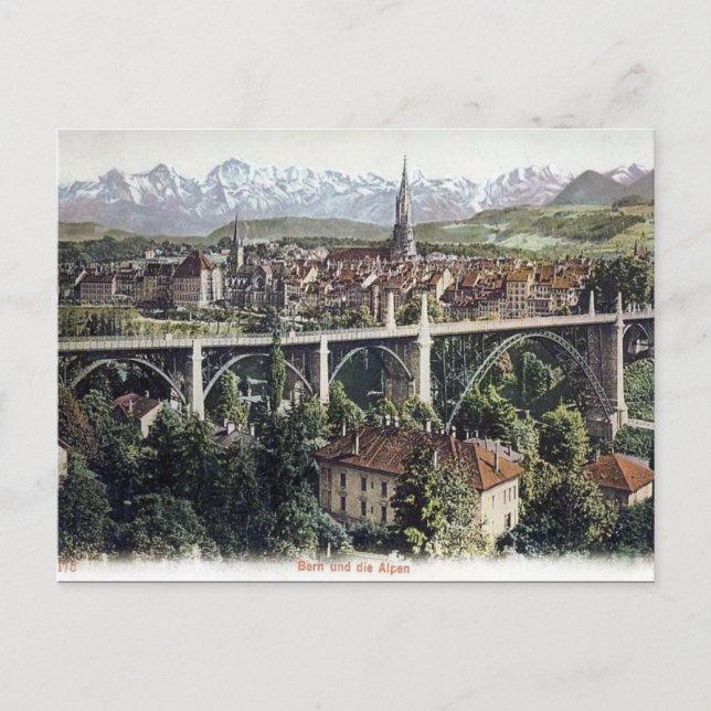 Old Postcard - Bern, Switzerland (Front)